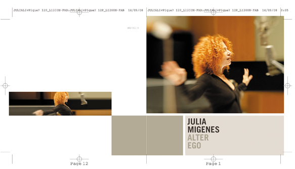 Pochette Disque album Julia Migenes Alter Egos | Marie Cayet / artkas