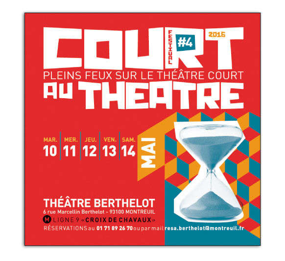 Flyer Festival Court au Théâtre Montreuil | Marie Cayet